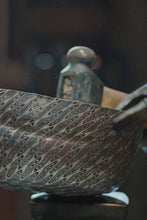 Load image into Gallery viewer, "2025 New Edition of the 999 Pure Silver Kettle with a Loop Handle and Wood - grain Gold Design on the Body, a Product of the Century - old Lu Art from the Frontier"