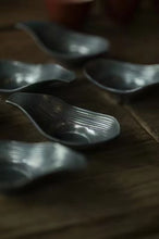 Load image into Gallery viewer, Tongxin Teahouse: Lotus-shaped Pure Tin Tea Saucer Holders, the Elegant Charm of Chinese Style on the Tea Table