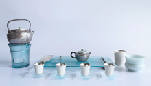 Load image into Gallery viewer, "Winter Boiling Snow" Xueji Seeking Plum pure silver kettle from Hangzhou's century-old Luyi.