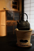 Load image into Gallery viewer, Lotus-Pattern Iron-Handle Tea Kettle