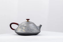 Load image into Gallery viewer, "The Inlaid Gold and Silver Pot with Three Friends of Winter" from Century-old Hongji Treasure: A Treasure of Tea