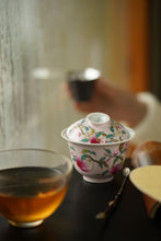 Load image into Gallery viewer, Pastel hand-painted "peach gaiwan"
