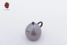 Load image into Gallery viewer, "dragon egg purple skin sterling silver teapot"