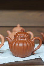 Load image into Gallery viewer, The Charm of Autumn Water and Zhu Ni Clay: Huang Xueting and Her Zhaozhuang Zhu Ni Striae Teapot