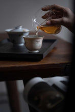 Load image into Gallery viewer, "Lu Deer Circle Pattern" Gaiwan/Master Cup.禄鹿圈纹盖碗/主人杯。