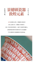 Load image into Gallery viewer, "hand-painted Thousand Buddhas Cinnabar gaiwan" with a capacity of 150ml and 100ml.