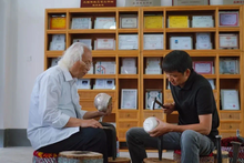 Load image into Gallery viewer, "Dragon Totem Pure Silver Kettle" handmade by Li Xiaobai, inheritor of intangible cultural heritage