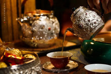 Load image into Gallery viewer, The Auspicious and Propitious Pure Silver Tea Set: A Pinnacle of Tea Culture and Traditional Crafts