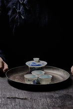 Load image into Gallery viewer, Blue and White Elegance, Tranquil Tea Ceremony: Kangxi Blue and White Landscape Set