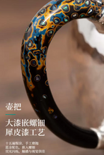 Load image into Gallery viewer, Filigree pure silver pot with "Boundless Blessings and Prosperity" in Jugun Zhu style.