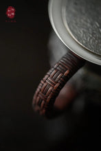 Load image into Gallery viewer, 9999 sterling silver teapot "Bronze Jue style" handmade silver teapot Hong Ji Treasures made by Hong Jike