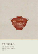 Load image into Gallery viewer, pastel plum blossom gaiwan