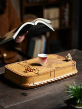 Load image into Gallery viewer, Bamboo Heralds Peace • Square Tea Tray"
