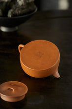 Load image into Gallery viewer, Niu Gai Teapot Made of Golden Duan Clay from the Old Pit