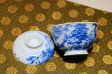 Load image into Gallery viewer, Fine wood kiln hand-painted landscape small Gaiwan