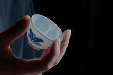 Load image into Gallery viewer, Exquisite Tea Ware: Jingdezhen Handmade Blue and White "Hundred Treasures" Cup
