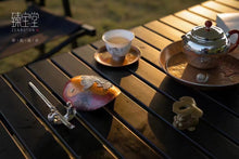 Load image into Gallery viewer, "Filigree Goldfish Tea"/花丝金鱼茶则
