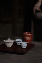 Load image into Gallery viewer, "Lu Deer Circle Pattern" Gaiwan/Master Cup.禄鹿圈纹盖碗/主人杯。