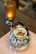 Load image into Gallery viewer, Limited Edition 9999 Pure Silver Filigree Round Harmony·Phoenix Singing in the Nine Heavens Silver Pot"