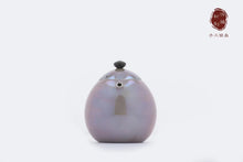 Load image into Gallery viewer, "dragon egg purple skin sterling silver teapot"