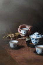 Load image into Gallery viewer, Jingdezhen Limited Edition "Hand-painted Blue and White Poetry Set"