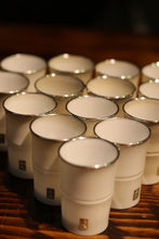 Load image into Gallery viewer, Jingdezhen Chai Shao/silver-wrapped tea cup.