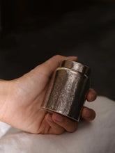Load image into Gallery viewer, 9999 sterling silver small tea caddy