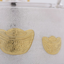 Load image into Gallery viewer, Collection grade unicorn gold ingot sterling silver pot/麒麟银壶