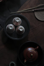 Load image into Gallery viewer, “Jingdezhen alum red poetry copper-rimmed small tea cup: An elegant utensil for tea tasting"