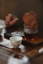 Load image into Gallery viewer, Exploring the Realm of Tea: The "Qingpingyue" Portable Tea Set at Tongxin She Teahouse