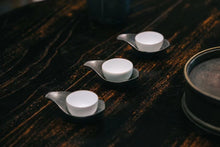Load image into Gallery viewer, Tongxin Teahouse: Lotus-shaped Pure Tin Tea Saucer Holders, the Elegant Charm of Chinese Style on the Tea Table