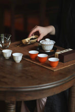 Load image into Gallery viewer, The "Elegant and Tranquil Pine Branch Verse Set" of Jingdezhen Porcelain: Poetic Charm on the Tea Table