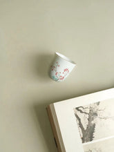 Load image into Gallery viewer, Tongxinshe Teahouse · Bone-Free Color Plum & Bamboo "Double Purity" Fragrance-Sniffing Cup /梅竹双清闻香杯