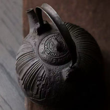 Load image into Gallery viewer, Lotus-Pattern Iron-Handle Tea Kettle