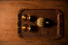 Load image into Gallery viewer, 9999 sterling silver-covered porcelain landscape blue and white porcelain teacup