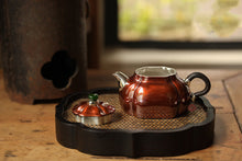 Load image into Gallery viewer, copper-clad silver tea, small silver pot铜包银小银壶