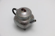 Load image into Gallery viewer, 9999 sterling silver handmade hammered Four-legged tea pot
