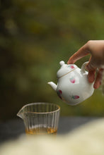 Load image into Gallery viewer, Jingdezhen Handpainted Strawberry Si Ting Small Porcelain Pot.