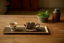 Load image into Gallery viewer, "rectangular 9999 sterling silver teapot" from "Hong Ji Treasure", a century-old teapot maker family