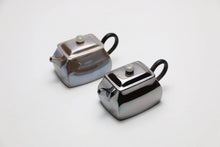 Load image into Gallery viewer, "rectangular 9999 sterling silver teapot" from "Hong Ji Treasure", a century-old teapot maker family