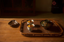 Load image into Gallery viewer, 9999 sterling silver-covered porcelain landscape blue and white porcelain teacup