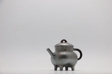 Load image into Gallery viewer, 9999 sterling silver handmade hammered Four-legged tea pot