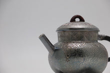 Load image into Gallery viewer, 9999 sterling silver handmade hammered Four-legged tea pot