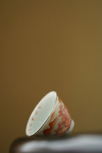 Load image into Gallery viewer, Handmade alum red landscape Gaiwan/tea cup