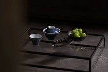 Load image into Gallery viewer, Jingdezhen hand-sprinkled blue Gong Qing Gai Wan