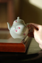 Load image into Gallery viewer, Jingdezhen Handpainted Strawberry Si Ting Small Porcelain Pot.