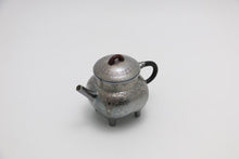 Load image into Gallery viewer, 9999 sterling silver handmade hammered Four-legged tea pot