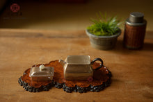 Load image into Gallery viewer, "rectangular 9999 sterling silver teapot" from "Hong Ji Treasure", a century-old teapot maker family