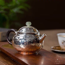 Load image into Gallery viewer, 9999 Pure Silver Handmade 'Rong Tian ' Teapot