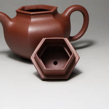 Load image into Gallery viewer, Hexagonal Duo Qiu pot, raw ore Di Cao Qing 150ml capacity, by Qian Wei